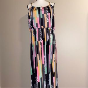 Style & Co Sleeveless Abstract Pattern Dress